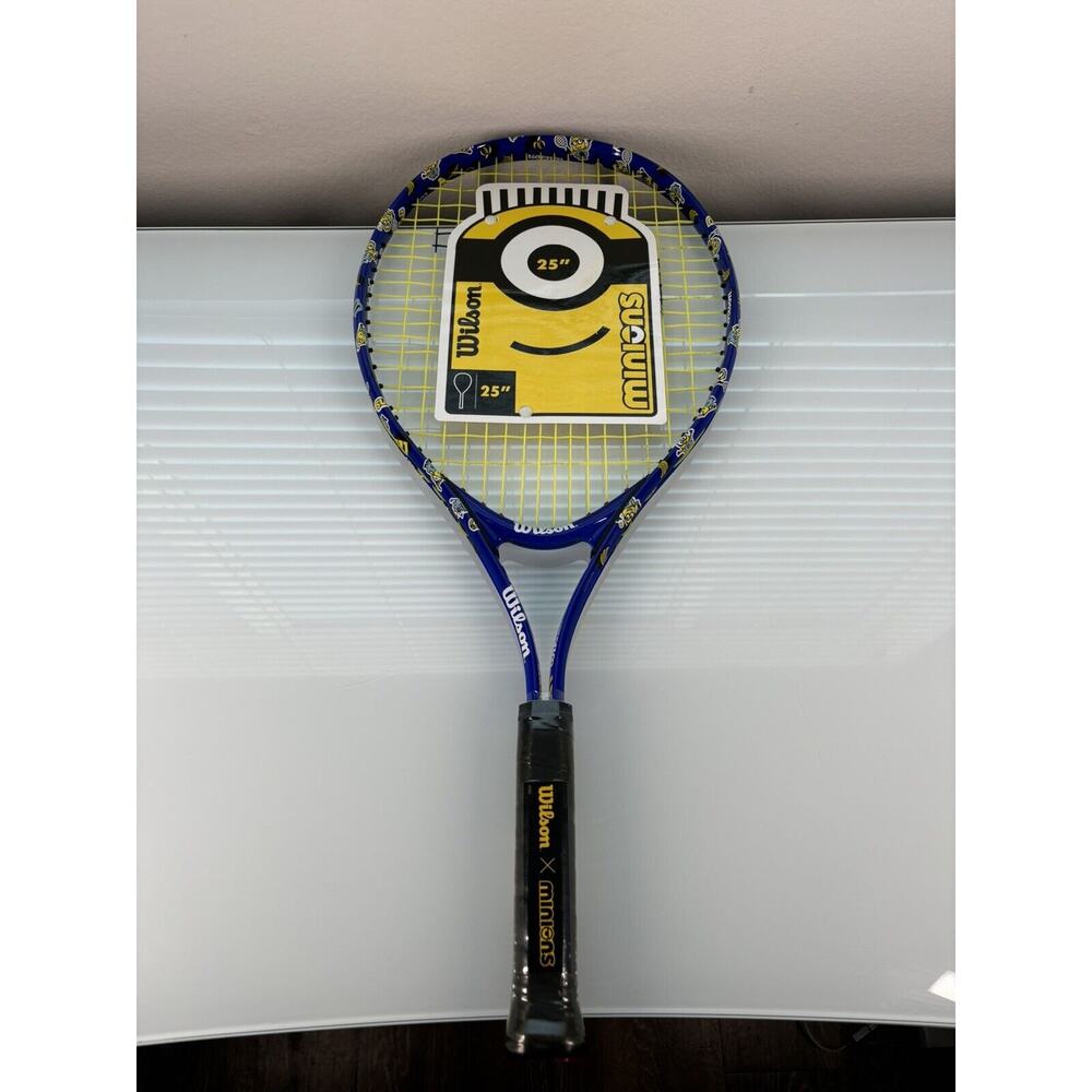 Wilson x Minions 3.0 junior 25” tennis racquet 3 7/8 Brand New